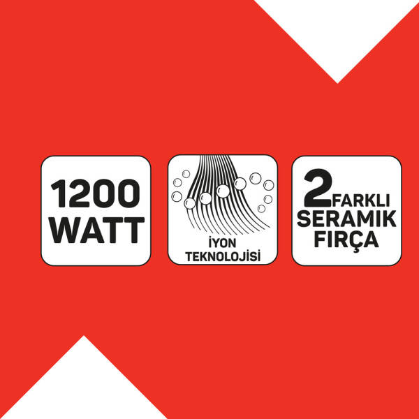 AR5063 Volume Pro Hava Üflemeli Saç Şekillendirici - Siyah - 7
