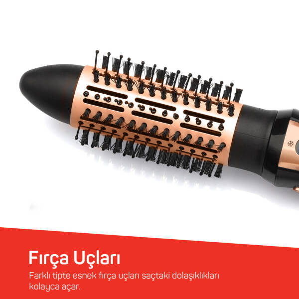 AR5063 Volume Pro Hava Üflemeli Saç Şekillendirici - Siyah - 4