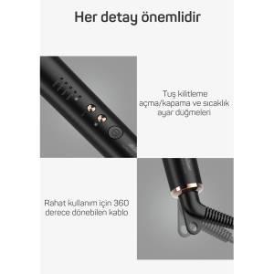 Superstar Touch Saç Düzleştirici Fırça - Siyah - AR5068 - 8