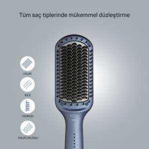 AR5082-O Superstar Pro Hair Straightening Brush - Ocean - 6