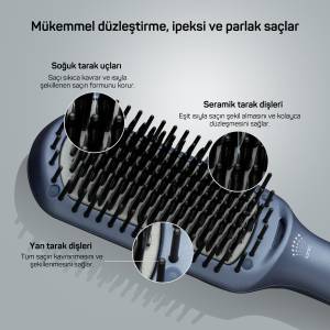 AR5082-O Superstar Pro Hair Straightening Brush - Ocean - 7