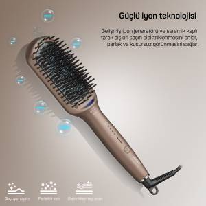 AR5082-T Superstar Pro Hair Straightening Brush - Earth - 5