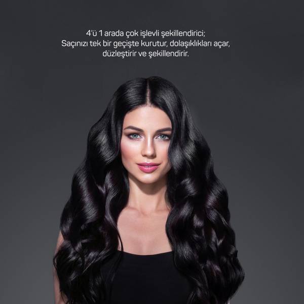 Volume Pro Ultra Hava Üflemeli Saç Şekillendirici - Siyah - AR5083 - 2