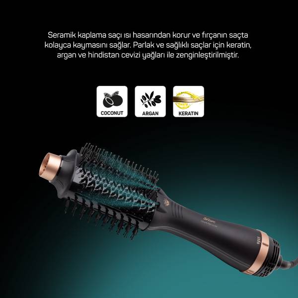 Volume Pro Ultra Hava Üflemeli Saç Şekillendirici - Siyah - AR5083 - 3