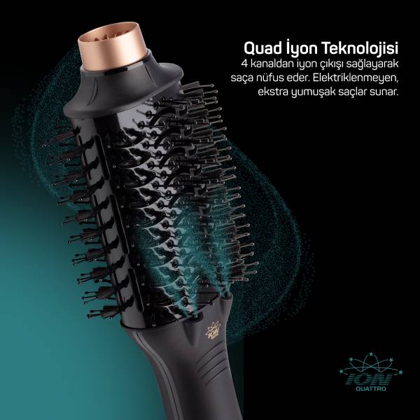 Volume Pro Ultra Hava Üflemeli Saç Şekillendirici - Siyah - AR5083 - 4