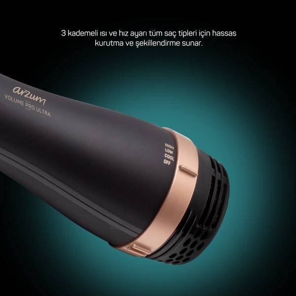 Volume Pro Ultra Hava Üflemeli Saç Şekillendirici - Siyah - AR5083 - 5