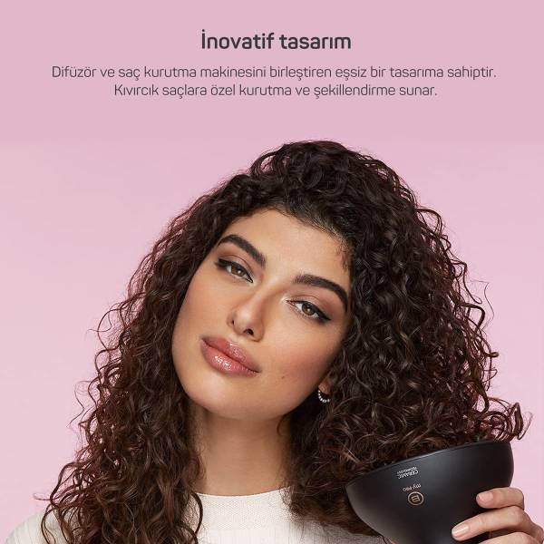 AR5086 Bellissima Diffon Ceramic Hair Dryer - Black - 3