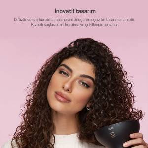 Bellissima Diffon Ceramic Saç Kurutma Makinesi - Siyah - AR5086 - 3