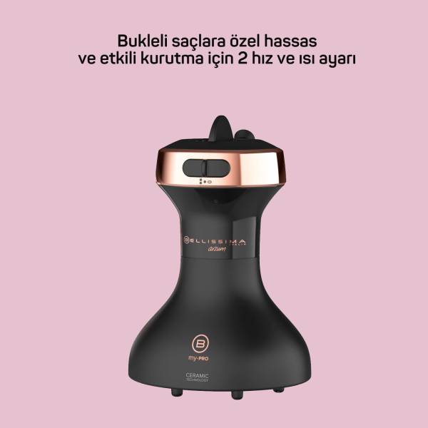 Bellissima Diffon Ceramic Saç Kurutma Makinesi - Siyah - AR5086 - 5