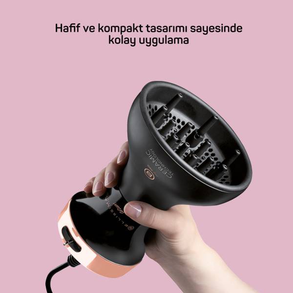 Bellissima Diffon Ceramic Saç Kurutma Makinesi - Siyah - AR5086 - 6
