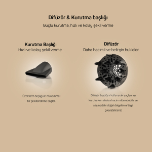 Black Motion Saç Kurutma Makinesi - Siyah - AR5099-0100 - 8