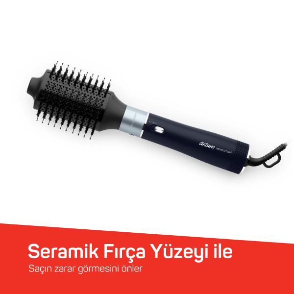 Revolution Hava Üflemeli Saç Şekillendirici - Siyah - AR5162 - 5