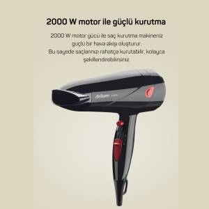 AR569 Linda Hair Dryer - Black - 2