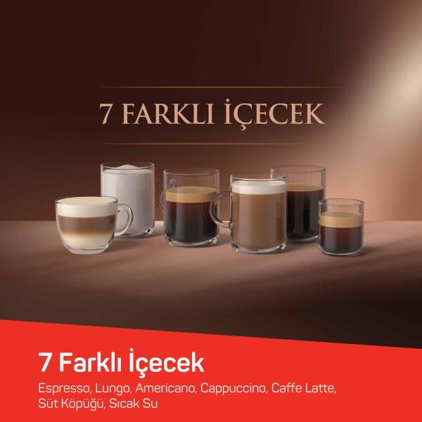 OK0047 Okka Barista Compact Otomatik Espresso Makinesi, Bakır - 3