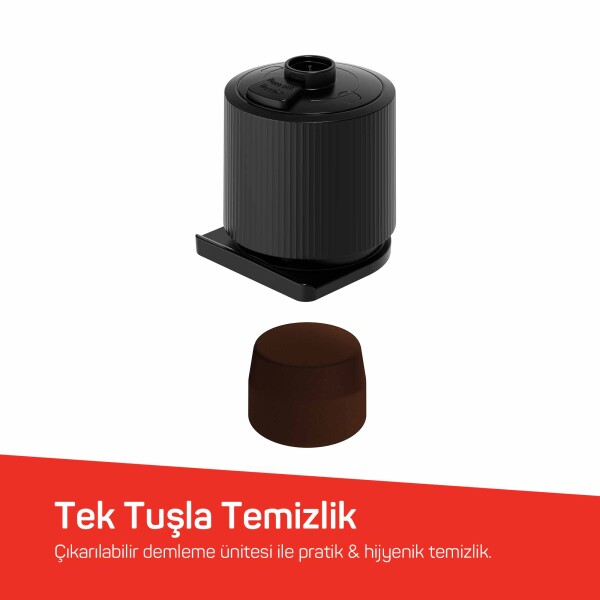 OK0047 Okka Barista Compact Otomatik Espresso Makinesi, Bakır - 8