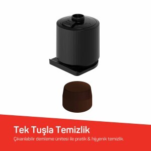 OK0047 Okka Barista Compact Otomatik Espresso Makinesi, Bakır - 8