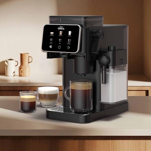 OK0047 Okka Barista Compact Otomatik Espresso Makinesi, Krom - 2