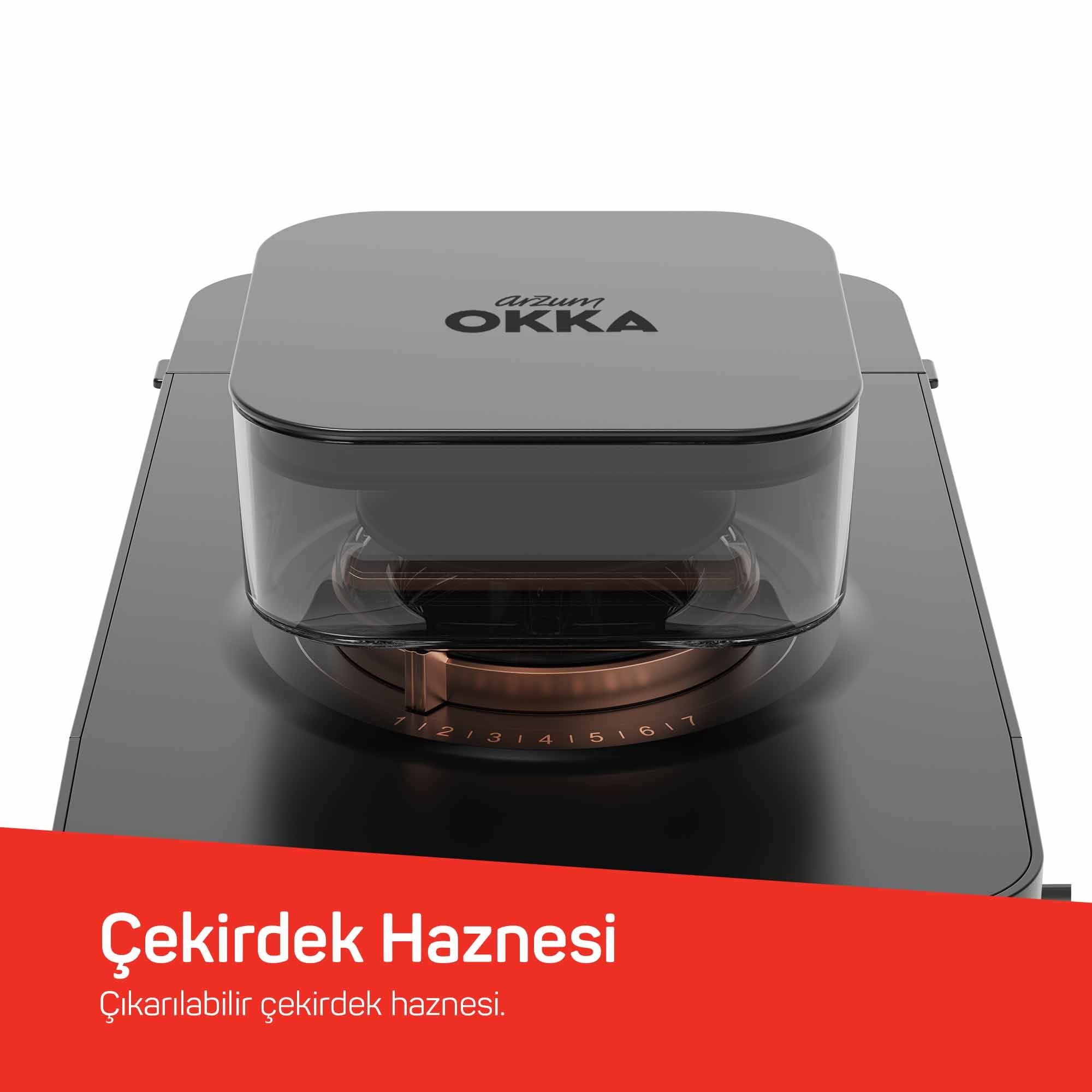 OK0042 Okka Barista Pro Otomatik Espresso Makinesi, Bakır - 8