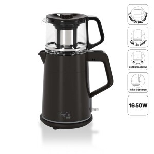 FL301 Bold Çay Makinesi 1650W, Siyah
