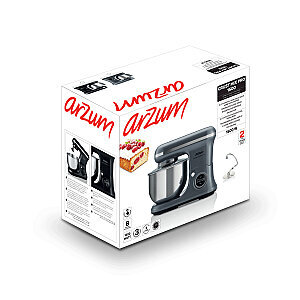 AR1186 Crust Mix Pro Stand Mikser 5L Kapasiteli 3 Farklı Aparat 1500W, Beyaz - 8