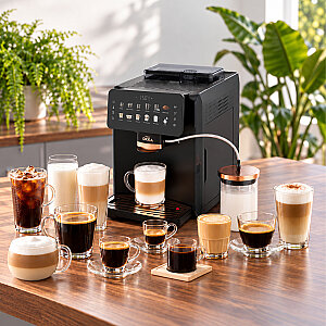 Okka Espresso Barista Neo Espresso Makinesi, 11 Sıcak ve Soğuk İçecek, Siyah  (1)