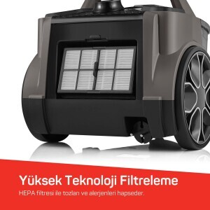 AR4137 Focus Pro Cyclone Filtreli Elektrikli Süpürge-Toprak - 5