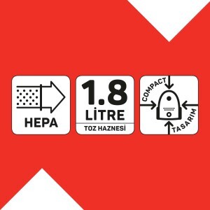 AR4137 Focus Pro Cyclone Filtreli Elektrikli Süpürge-Toprak - 6