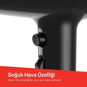 AR5138 Hairstar Ion Saç Kurutma Makinesi 2300 W, 2 Hız, 3 Isı Ayarı, Siyah - 6