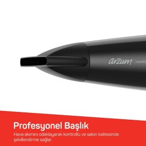 AR5138 Hairstar Ion Saç Kurutma Makinesi 2300 W, 2 Hız, 3 Isı Ayarı, Siyah - 7