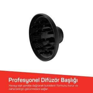 AR5138 Hairstar Ion Saç Kurutma Makinesi 2300 W, 2 Hız, 3 Isı Ayarı, Siyah - 9
