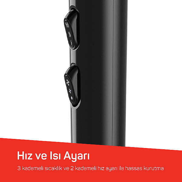 AR5134 Hairstar Neo Saç Kurutma Makinesi 2300 W,  Soğuk Hava Fonksiyonu, Siyah - 4