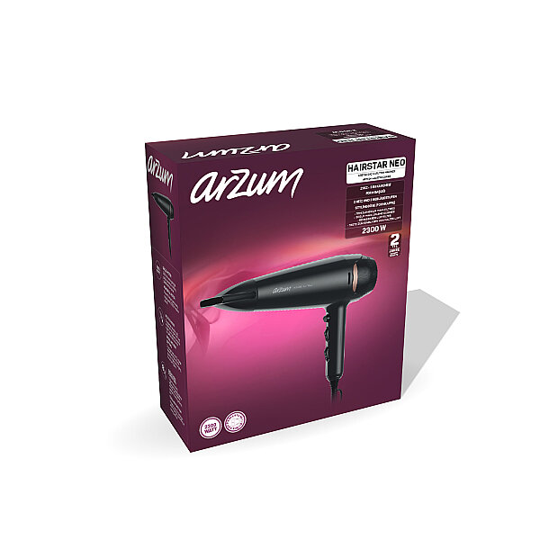 AR5134 Hairstar Neo Saç Kurutma Makinesi 2300 W,  Soğuk Hava Fonksiyonu, Siyah - 8