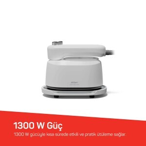 AR6055 Handy Steam Mini Buharlı Düzleştirici ve Seyahat Ütüsü-Beyaz (1)