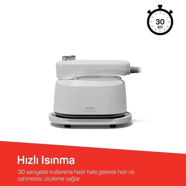 AR6055 Handy Steam Mini Buharlı Düzleştirici ve Seyahat Ütüsü-Beyaz - 5