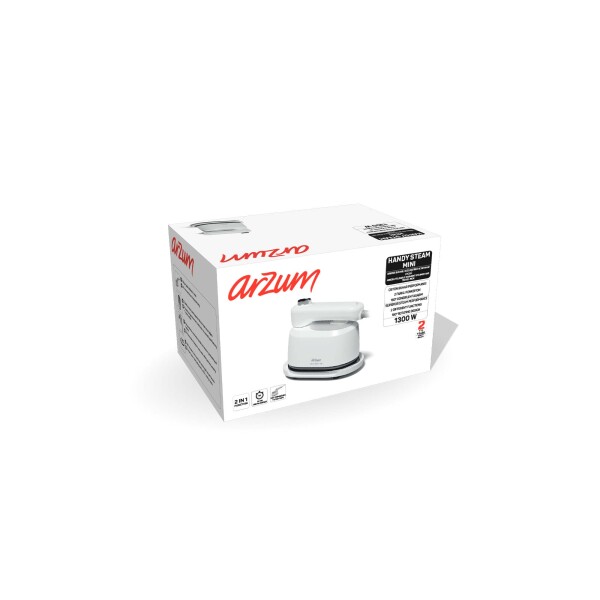 AR6055 Handy Steam Mini Buharlı Düzleştirici ve Seyahat Ütüsü-Beyaz - 8