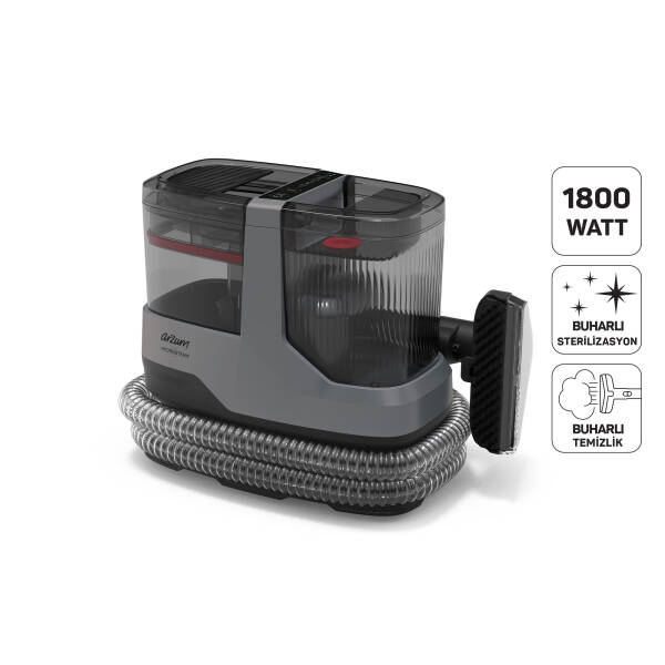 HydroSteam Buharlı Temizleyici ve Leke Çıkarıcı - Gri - AR4351  - 1