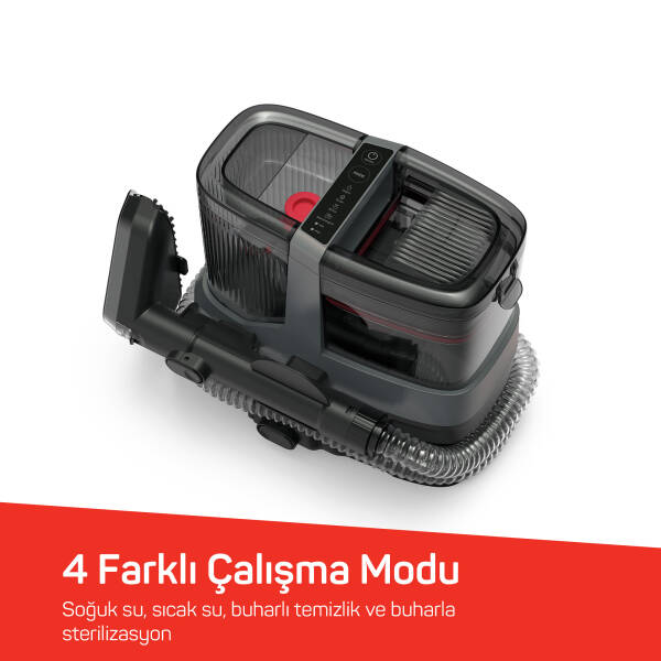 HydroSteam Buharlı Temizleyici ve Leke Çıkarıcı - Gri - AR4351  - 4