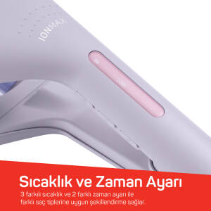 AR5112 Hypnose Ionmax Profesyonel WAG Maşası, Hızlı Isınan, 32 mm Turmalin Seramik, İyonlu, Lila - 4