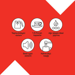 Felix Jet | Türk Kahvesi Makinesi - Siyah | FL397-0100 - 5