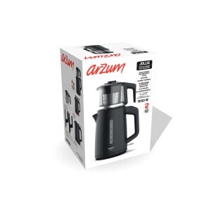 AR3151 Jollie Çay Makinesi 1650W, 1 L Demlik Kapasitesi, Siyah - 6