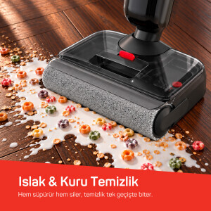 AR4402 Magiclean Aqua Islak&Kuru Dik Şarjlı Süpürge - 3