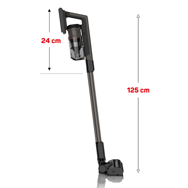 AR4208 Magiclean Propower Şarjlı Dikey Süpürge 500 W, BLDC Motor Gücü, 60 Dk Kullanım, Siyah - 9