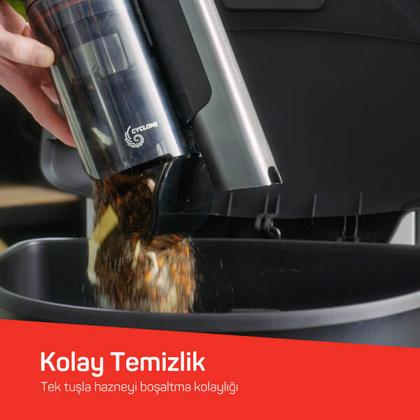 AR4208 Magiclean Propower Şarjlı Dikey Süpürge 500 W, BLDC Motor Gücü, 60 Dk Kullanım, Siyah - 7