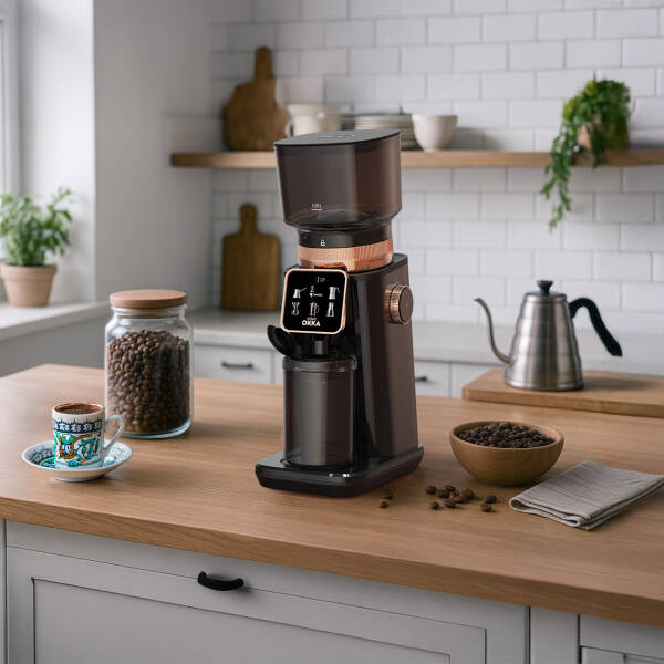 Master Grind Kahve Öğütücü - Bakır - OK0044 - 2