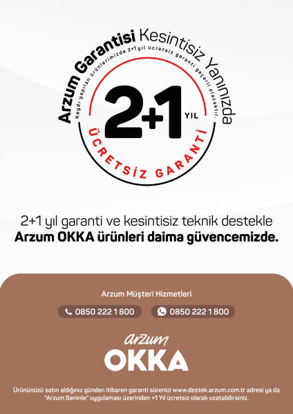 OK004 Okka Minio Türk Kahvesi Makinesi Taşma Önleyici Sistem, 4 Fincan Kapasiteli, Sorgül Buğdayı - 5