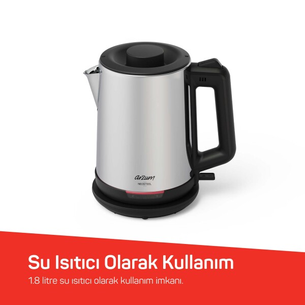 AR3158 Arzum Neosteel Inox Çay Makinesi - 5