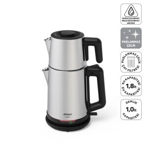 AR3158 Arzum Neosteel Inox Çay Makinesi