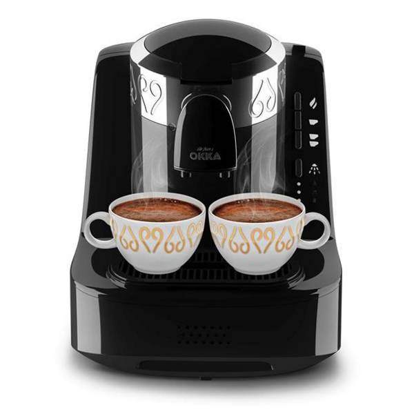 Türk Kahve Makinesi - Krom - Siyah - OK002-01 - 1