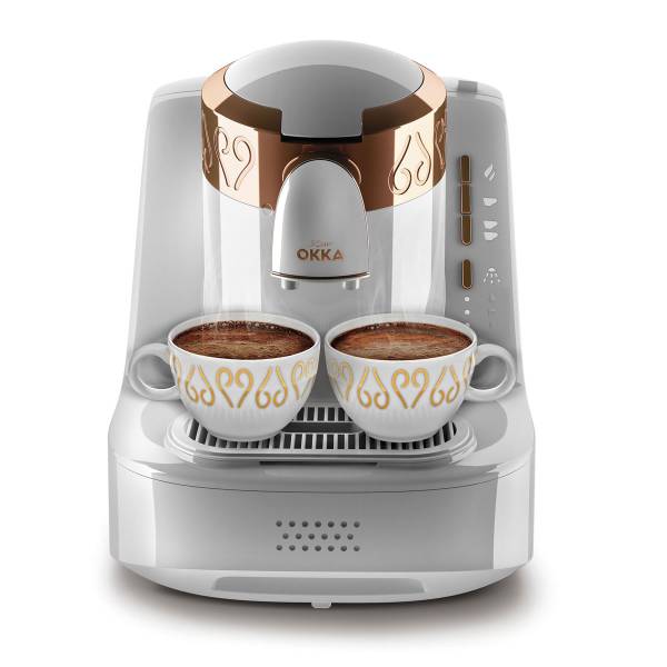 OK002 OKKA Turkish Coffee Machine - White - 1