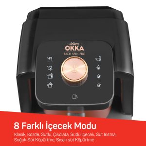 Rich Spin Pro Türk Kahvesi Makinesi - Bakır - OK0020-K - 3